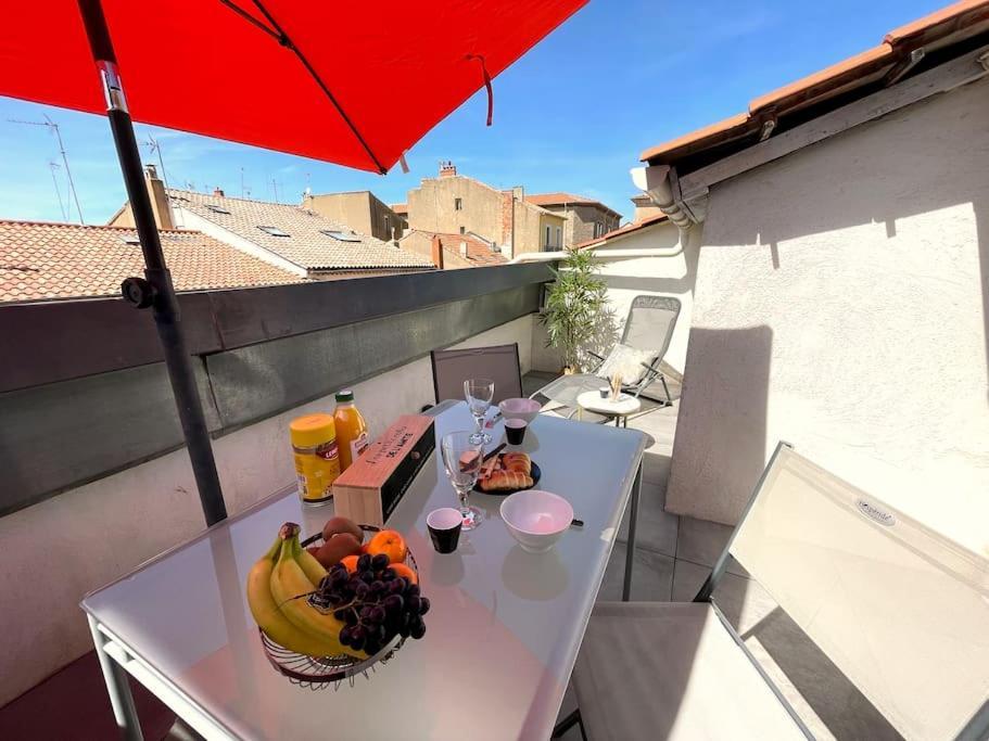 Apartmán Charme Urbain Sous Les Toits-Terrasse/Clim/Parking Béziers Exteriér fotografie